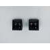 Number plate bracket buffers