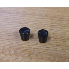 Dashboard heater control knobs