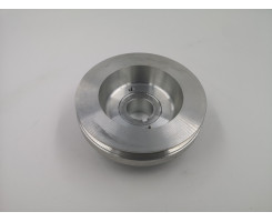 Aluminium crank pulley