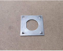 Dashboard ignition switch plate
